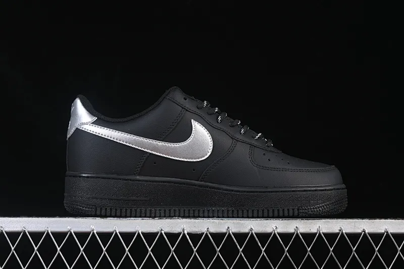 All Categories Nk Air Force 1 Air Force Series Nk Air Force 1 Low Air Force Low Nike Air Force 1'07 Low Black Silver Warrior Air Force One Low Casual Shoes ZH0316-125